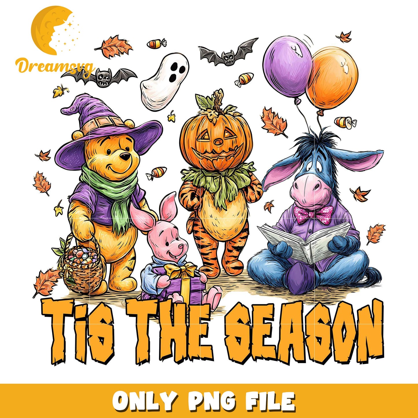 Tis the season png, halloween horror nights png, halloween png