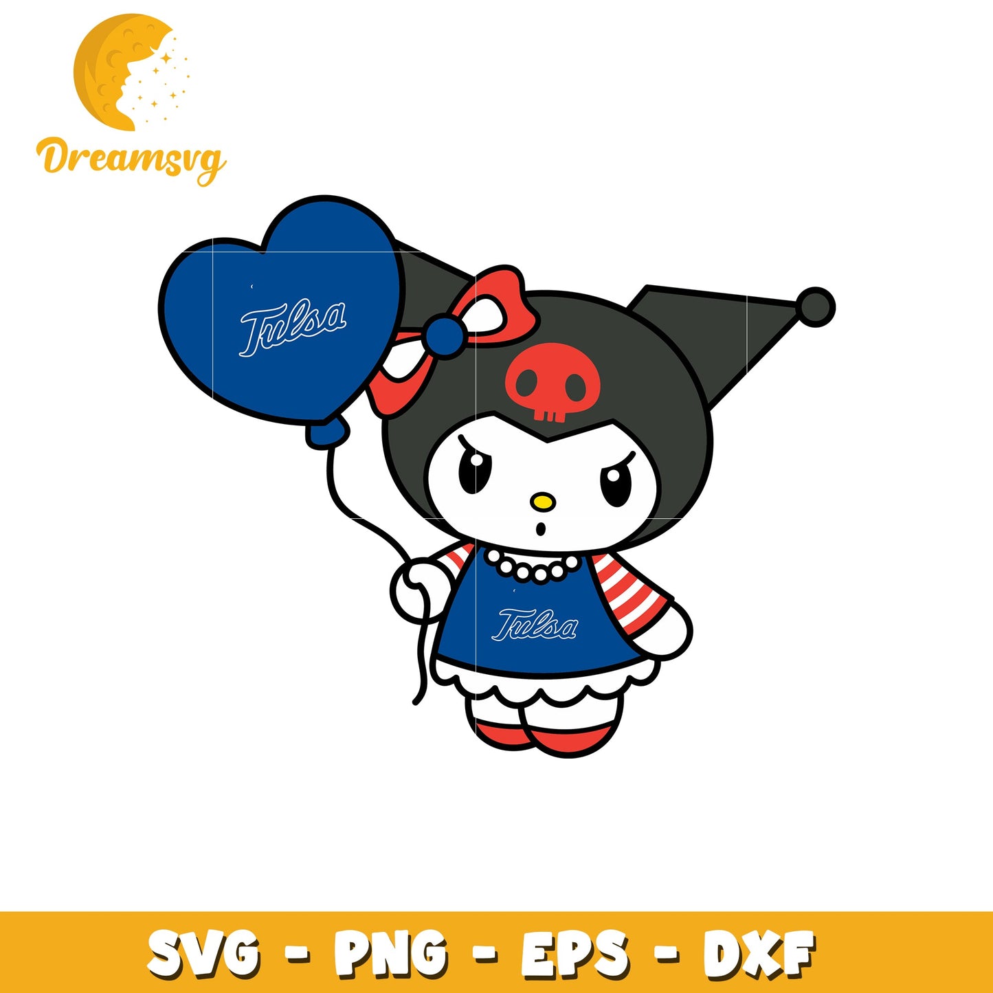 Tulsa Kuromi SVG Design