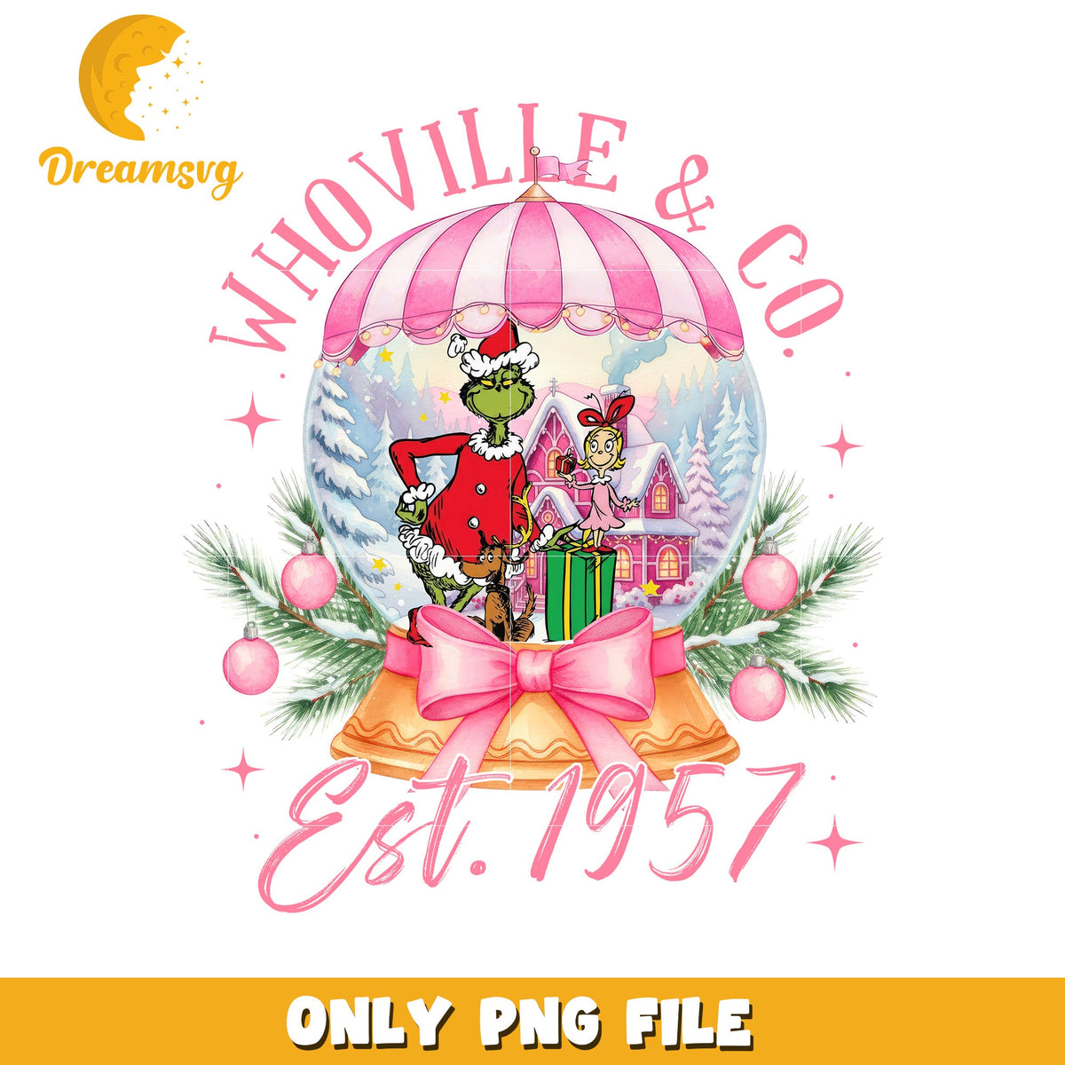Whoville and co png, christmas time png, grinch png