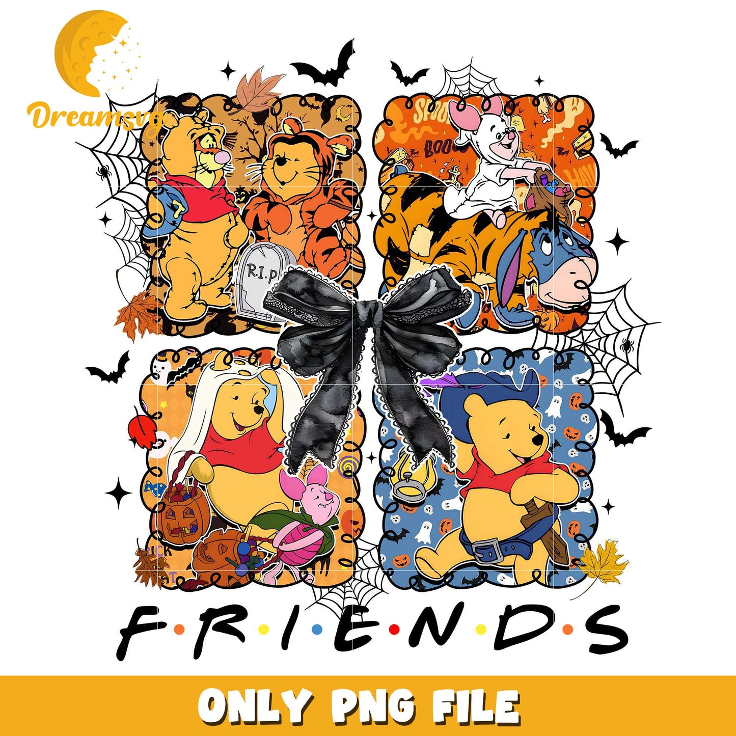 Winnie the pooh friends png, halloween cartoons png, halloween movies png