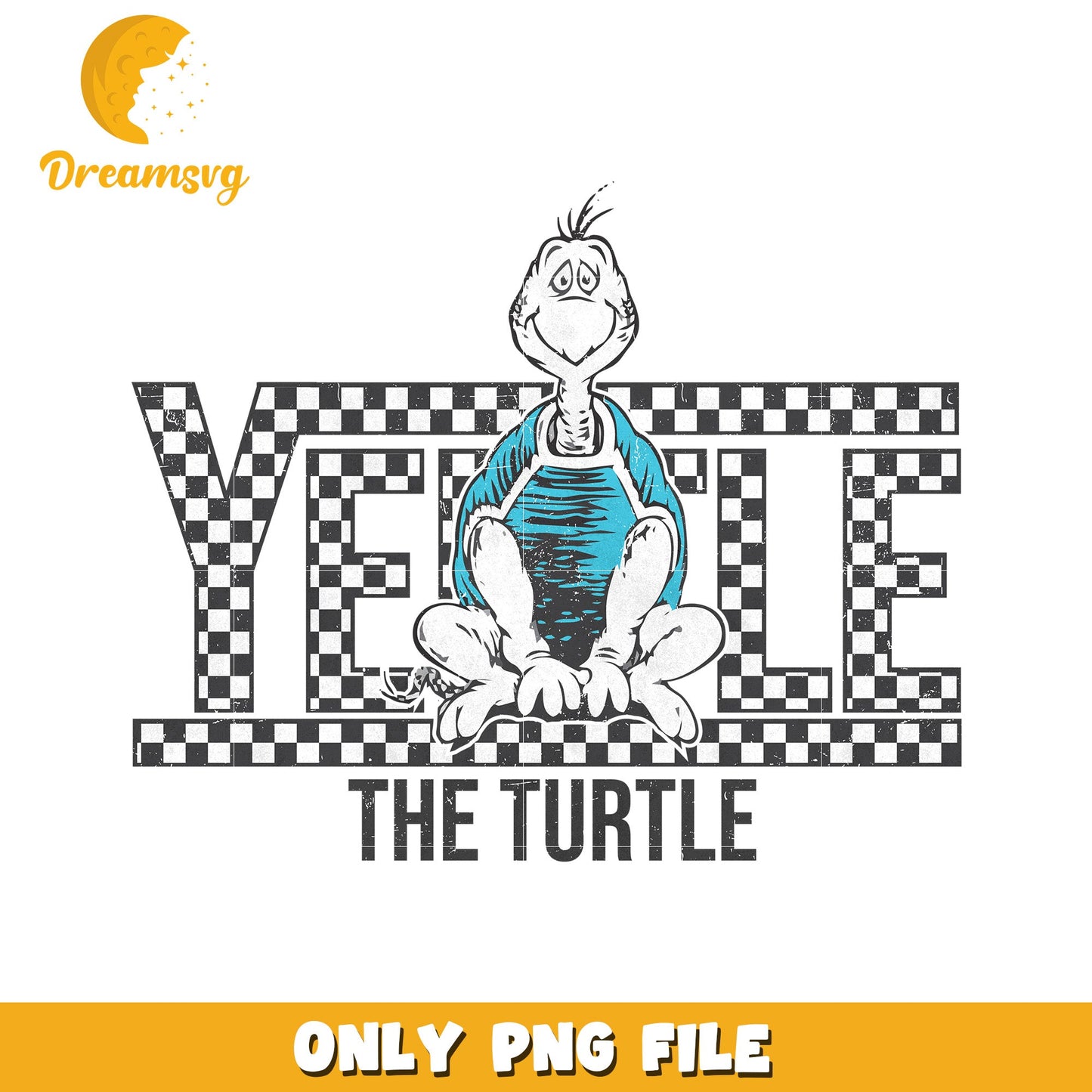 Yell The Turtle PNG Sublimation Design