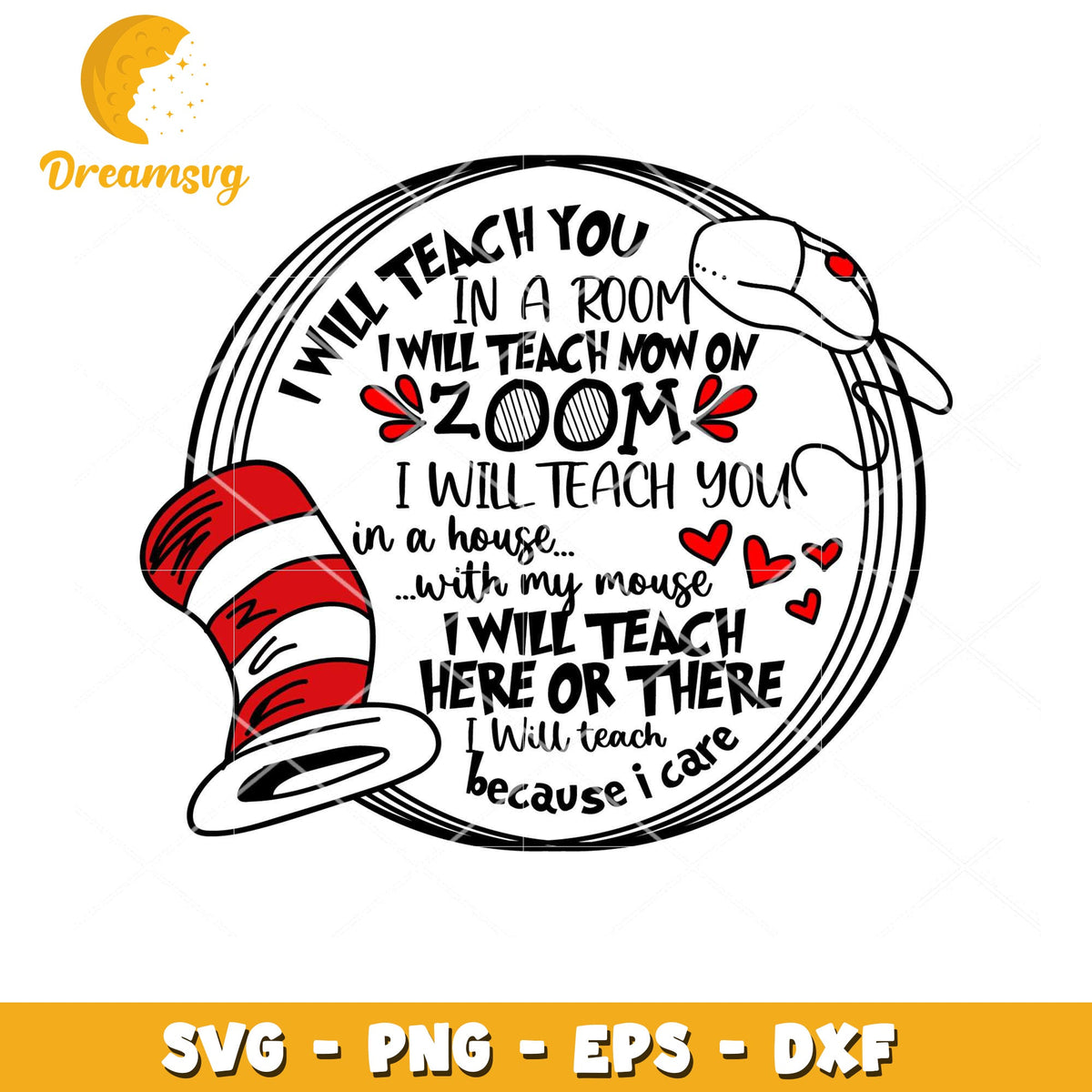 Zoom Teacher SVG Design