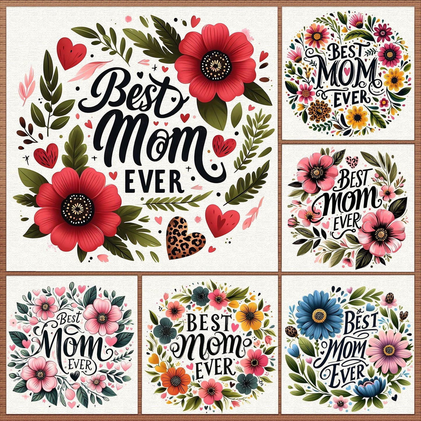 Best Mom Ever Bundle PNG