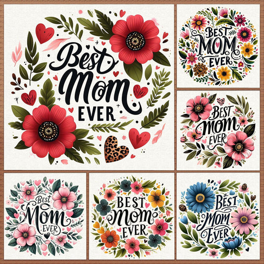 Best Mom Ever Bundle PNG