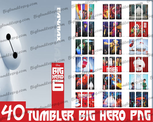 Big Hero Tumbler - Big Hero 6 PNG - Tumbler design - Digital download