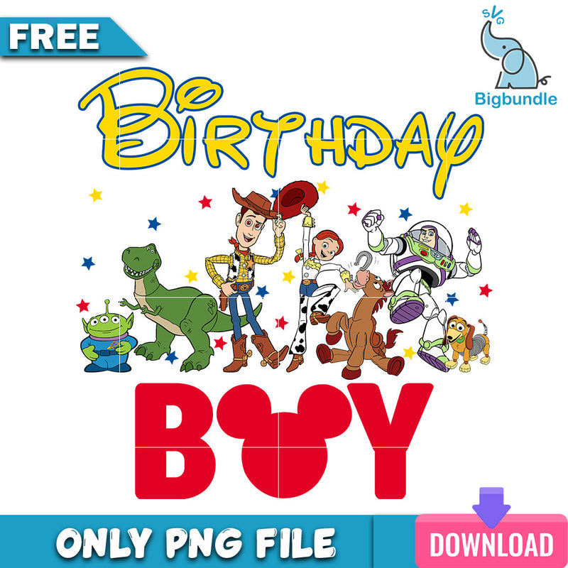 Birthday boy png, disney png, Digital download.