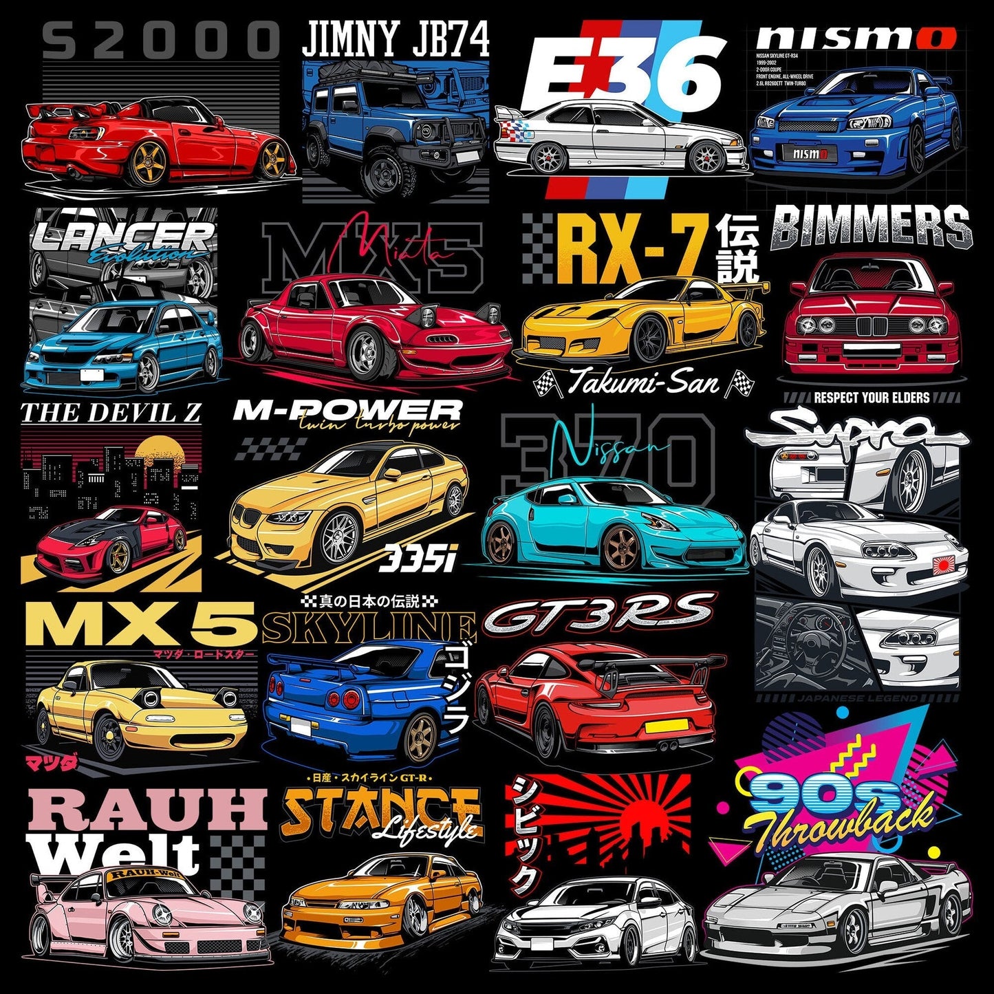 Sport Car Bundle PNG