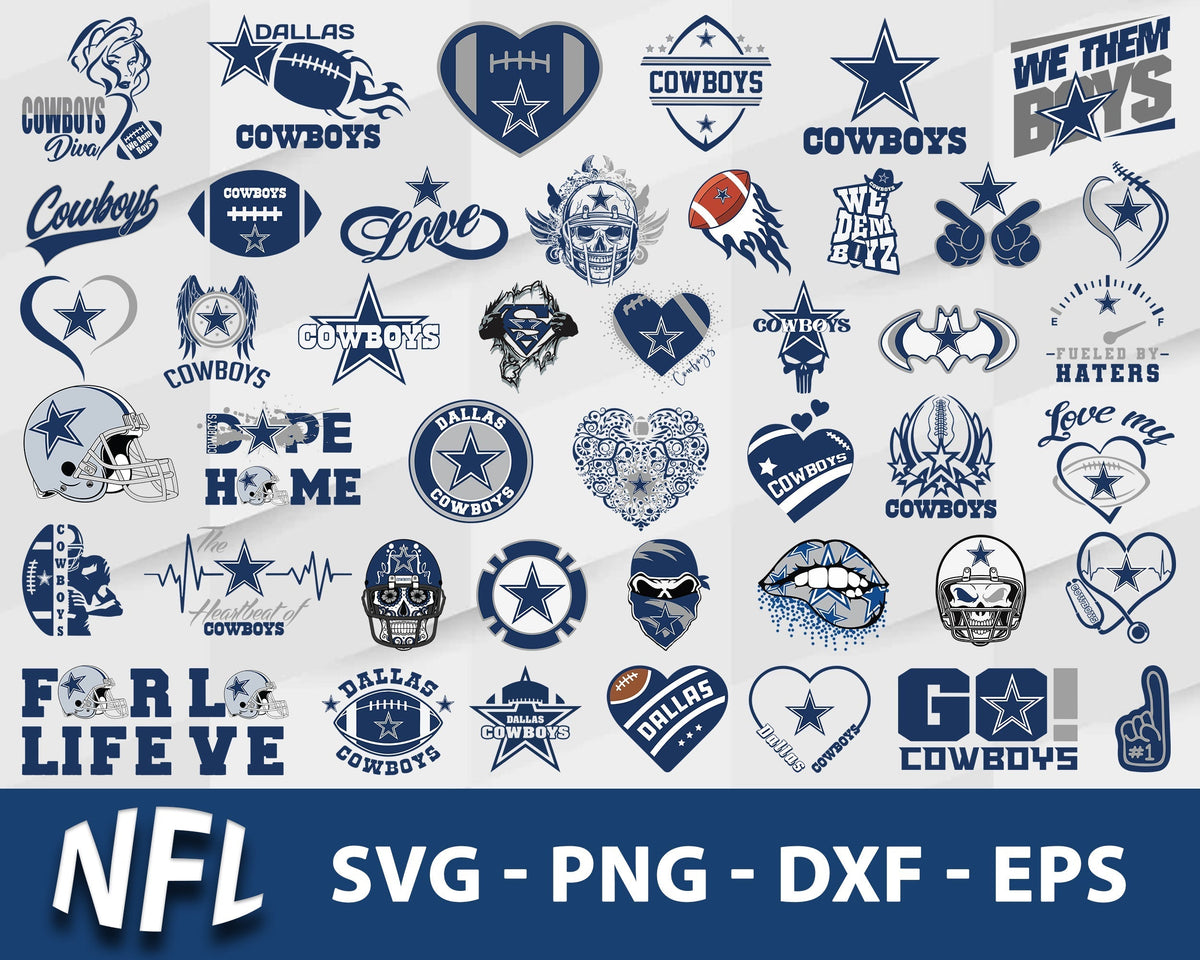 Dallas Cowboys Svg Bundle, Dallas Cowboys Svg, Sport Svg, Nfl Svg, Png, Dxf, Eps Digital File.
