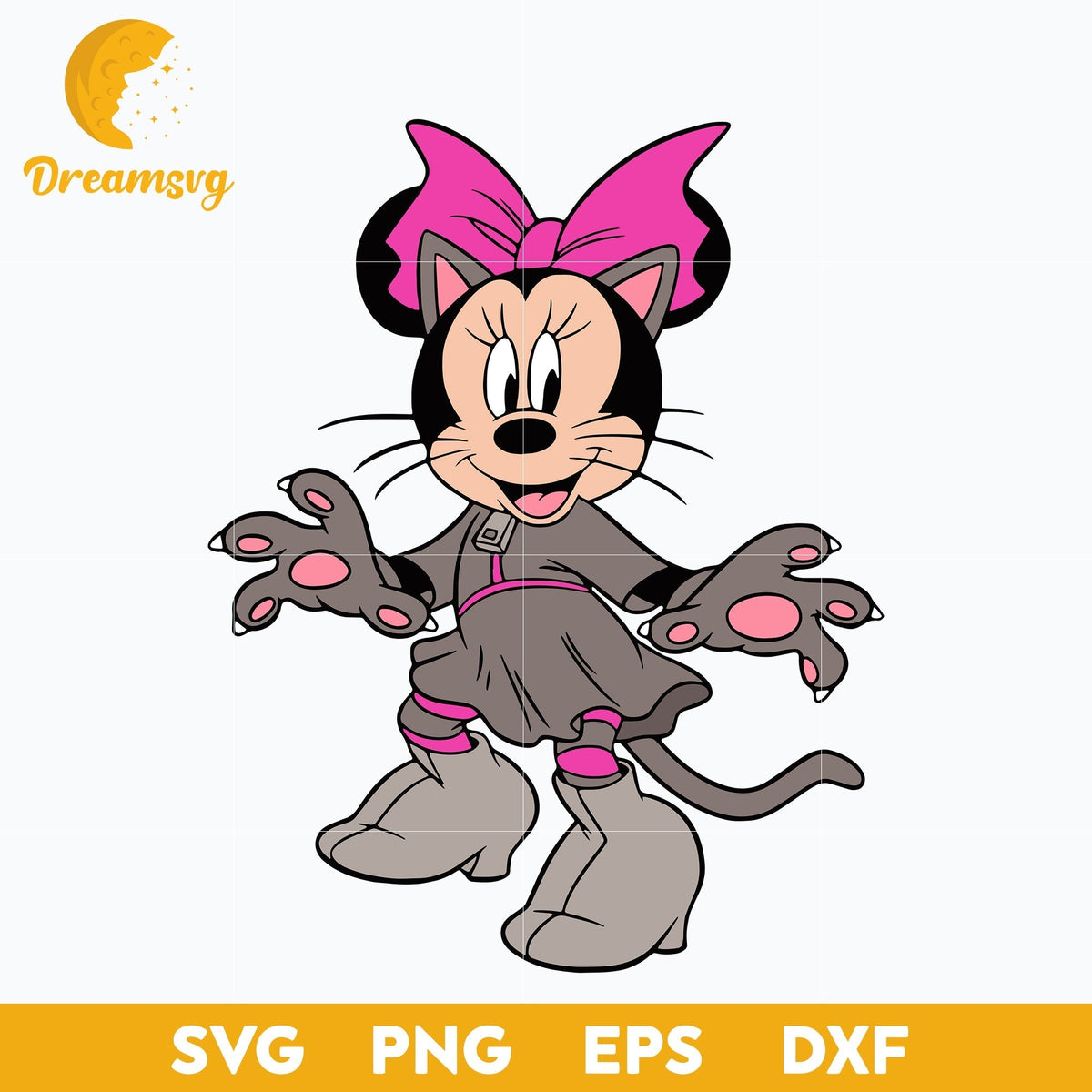 Minnie Mouse Halloween Svg, Minnie Halloween Svg, Minnie Svg, Halloween Svg, png, dxf, eps digital file.