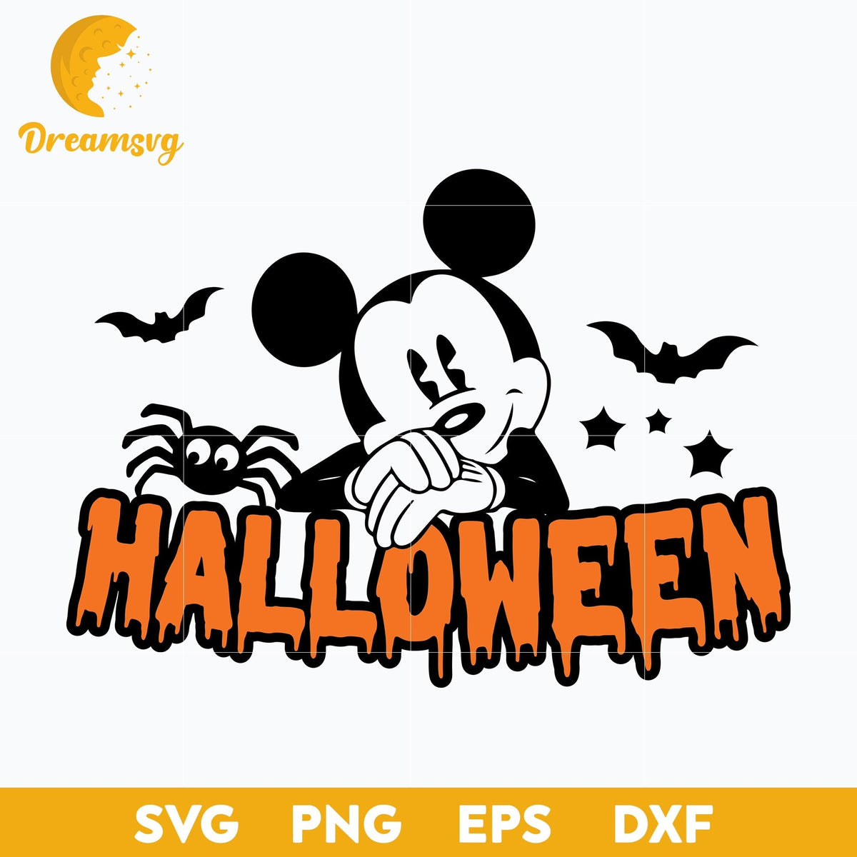 Mickey Mouse Halloween Svg, Mickey Halloween Svg, Mickey Svg, Halloween Svg, png, dxf, eps digital file.