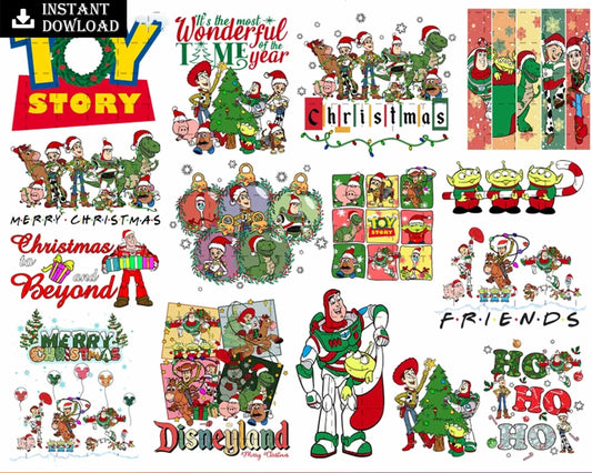 30+ Christmas Disney 2022 PNG Bundle, Christmas png, Holiday png, Winter png, Christmas bundle, Christmas Cut File, Cricut, Silhouette