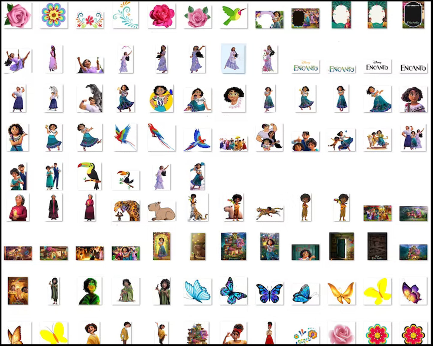Encanto Clipart PNG Bundle 2 - Dgital download