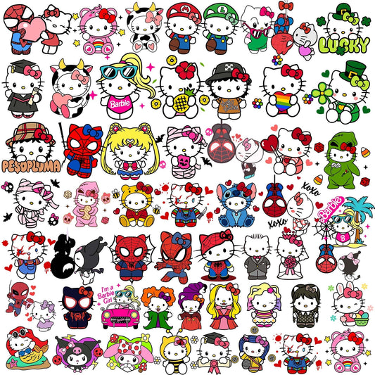 Hello kitty bundle svg trending 2025