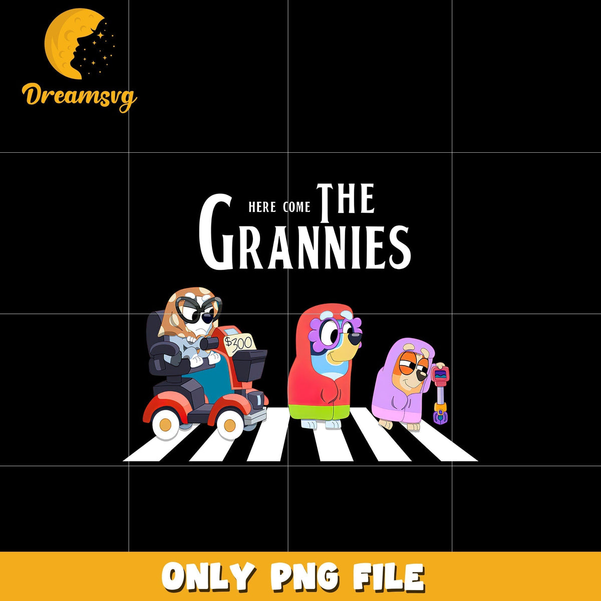 Bluey the grannies png