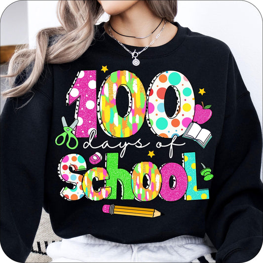 100 day of school bundle png, 100 day of school png, brushstroke 100 days of school png, Teacher 100 days, 100 days of school teacher png