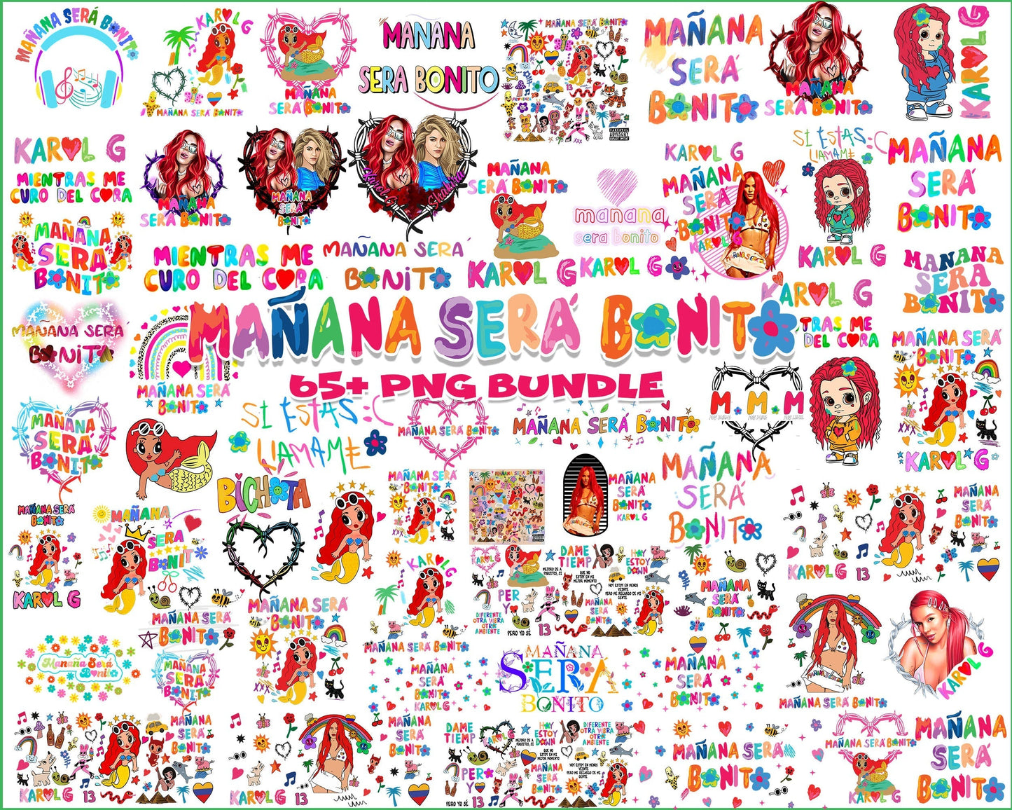 Updated Karol mañana será bonito PNG, Karol g mañana sera bonito sublimation, mañana png, Digital File