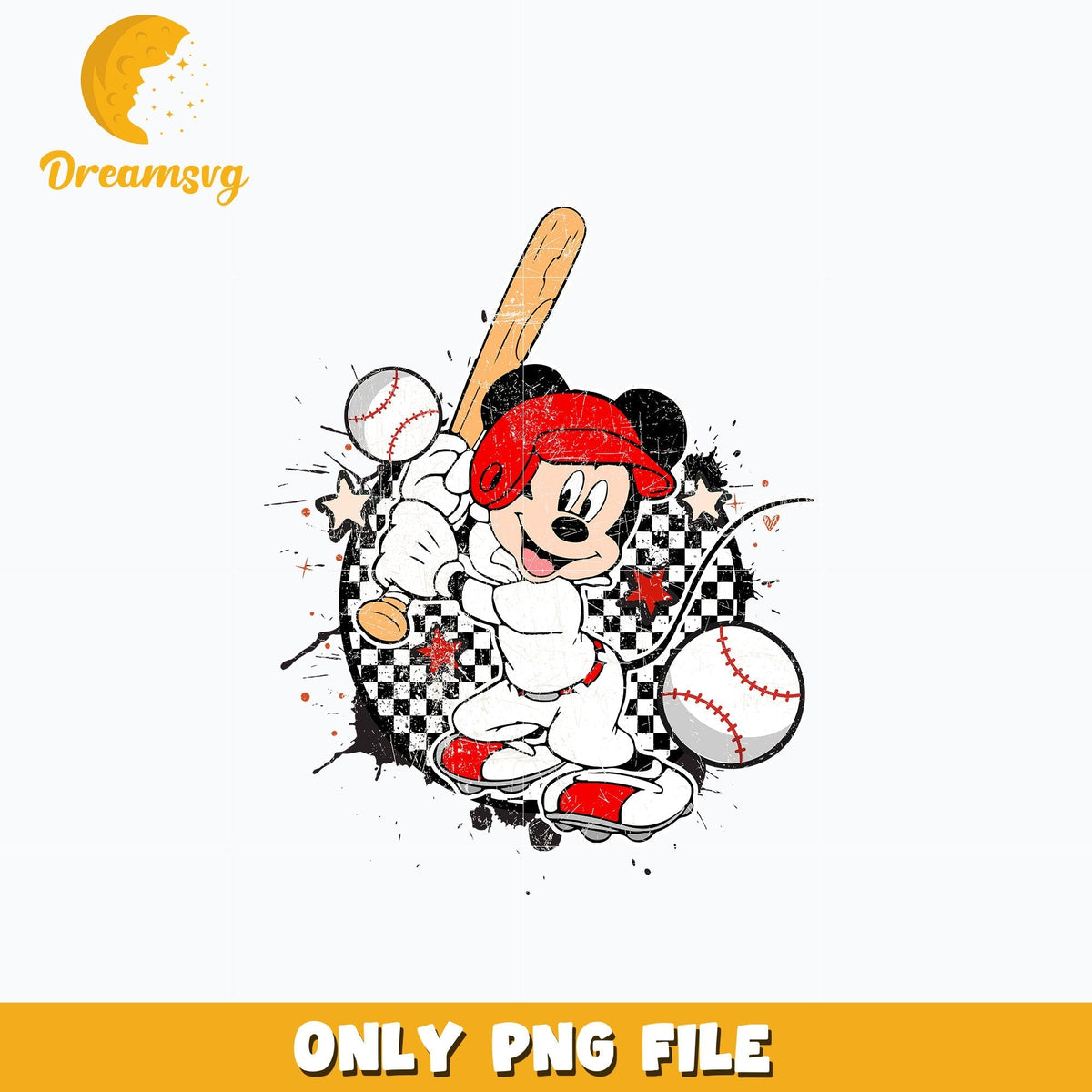 Mickey mouse baseball png
