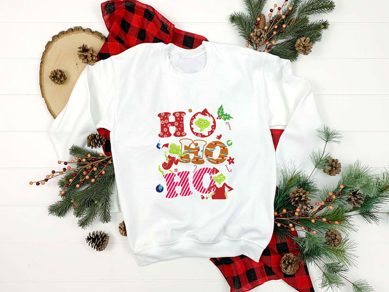 Ho Ho Ho The Grinch Christmas SVG, Christmas SVG PNG DXF EPS File.