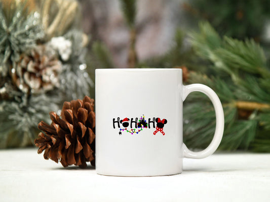 HO HO HO Mickey Mouse Christmas SVG, Disney Christmas SVG.