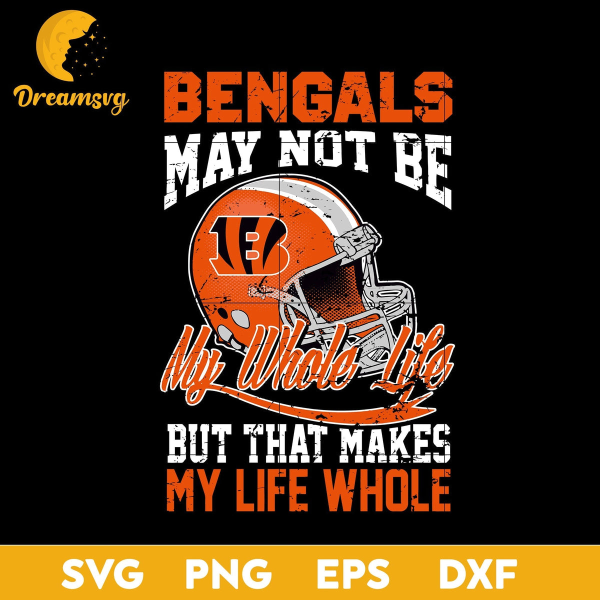 Cincinnati Bengals Svg, HELMET Bengals Nfl Svg, Png, Dxf, Eps.