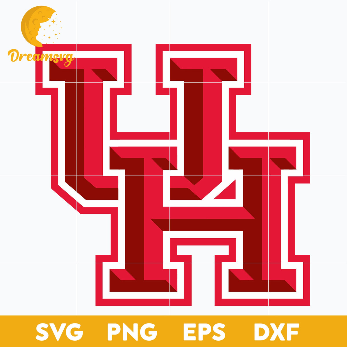Houston Cougars Svg, Logo Ncaa Sport Svg, Ncaa Svg, Png, Dxf, Eps Download File.