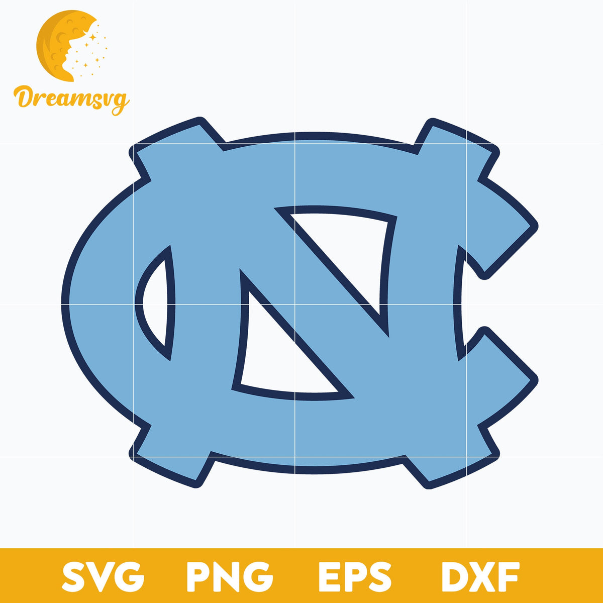 North Carolina Tar Heels Svg, Logo Ncaa Sport Svg, Ncaa Svg, Png, Dxf, Eps Download File.