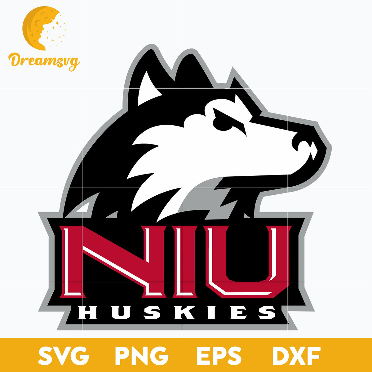 Northern Illinois Huskies Svg, Logo Ncaa Sport Svg, Ncaa Svg, Png, Dxf, Eps Download File.