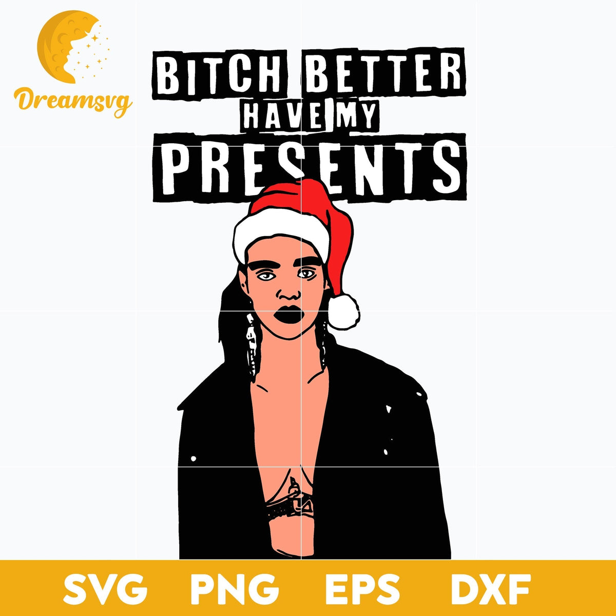 Rihanna Christmas SVG, Christmas SVG, PNG DXF EPS Digital File.