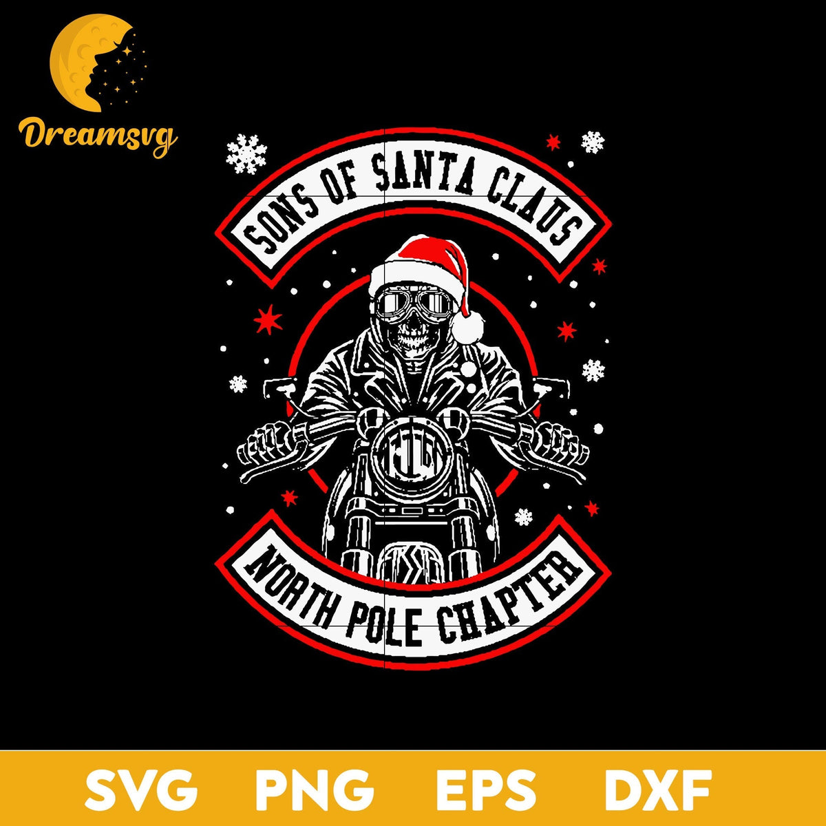 Sons Of Santa Claus North Pole Chapter Christmas SVG, Christmas SVG, PNG DXF EPS Digital File.