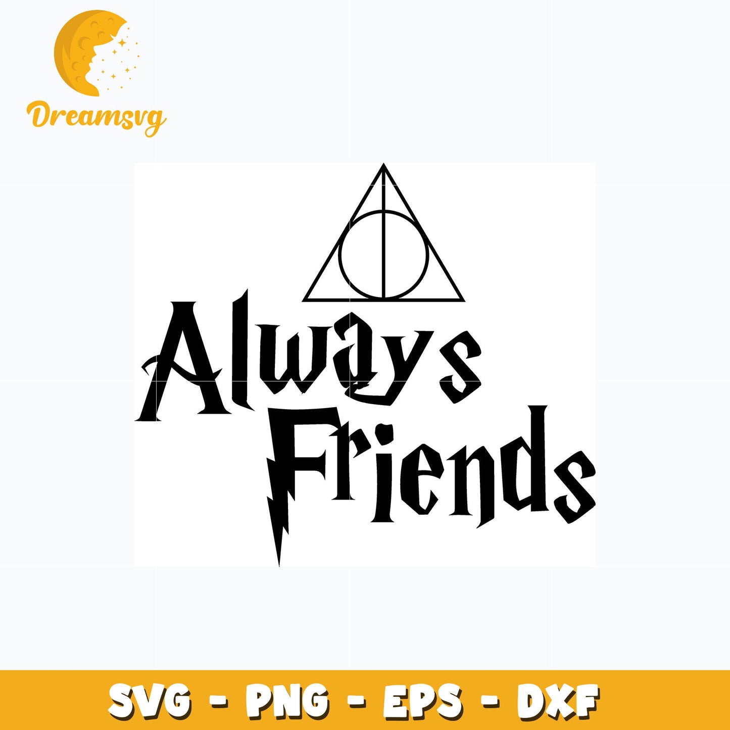 Harry potter always friends svg, anime svg, Harry Potter svg