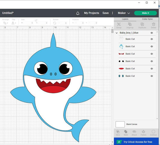 Baby Shark SVG, Mommy Shark SVG, Baby Shark Family Cut Files, SVG for Cricut