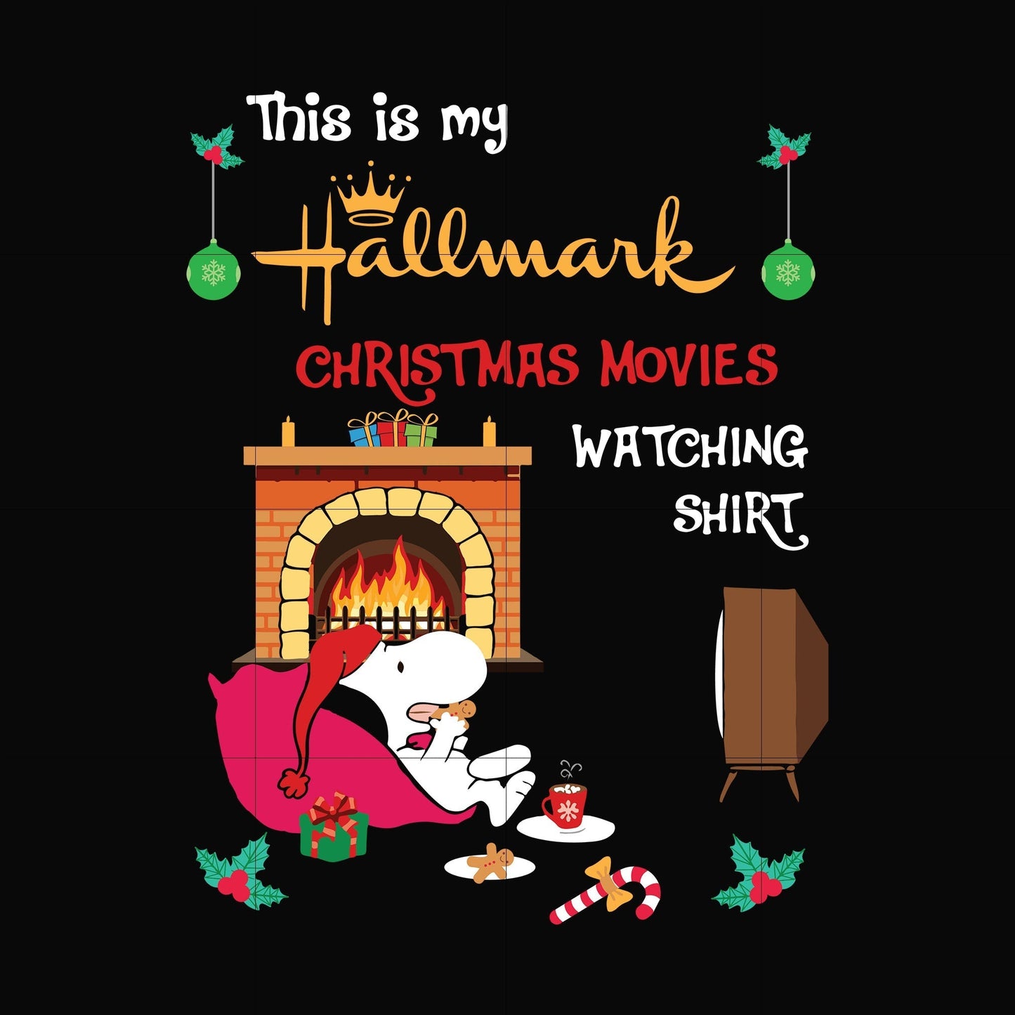 This is my hallmark christmas movies watching shirt svg, christmas svg, png, dxf, eps digital file NCRM1507203