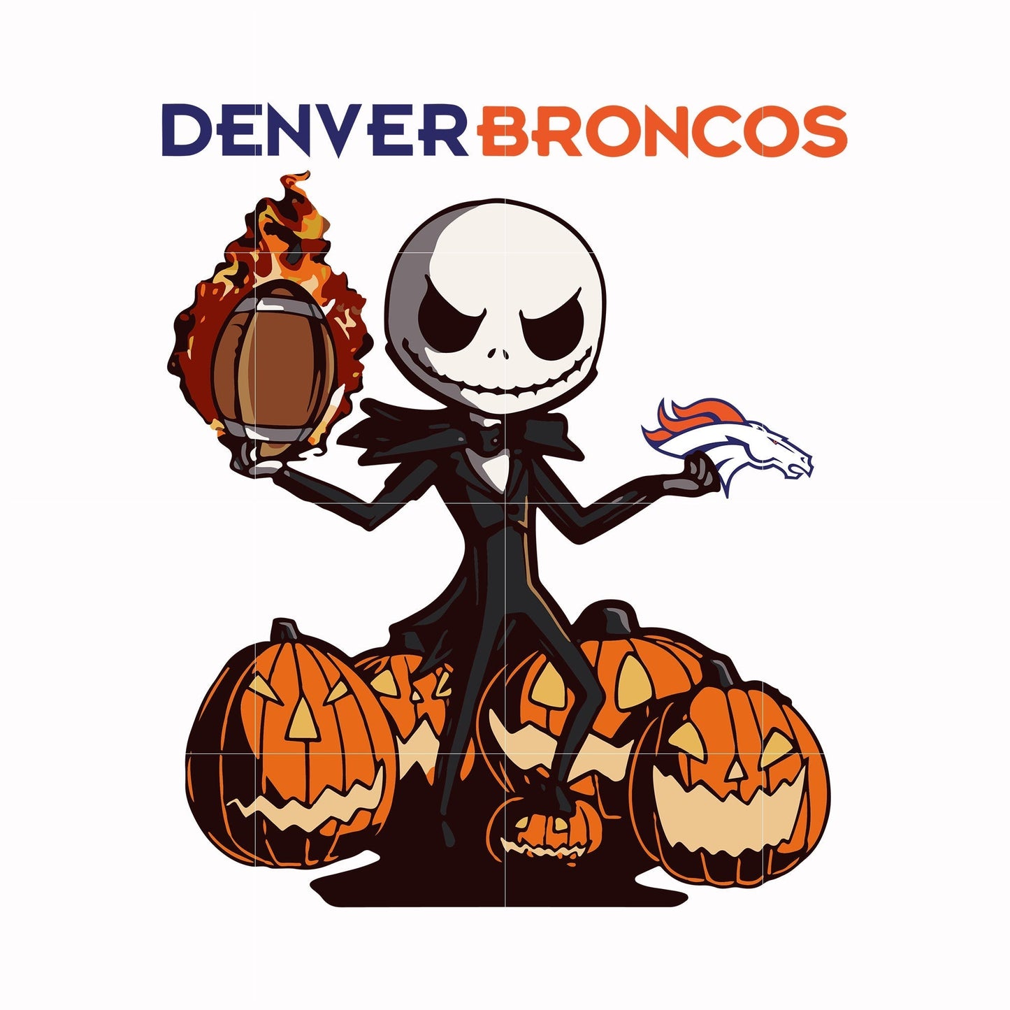 Denver broncos Jack svg, png, dxf, eps, digital file HLW0061