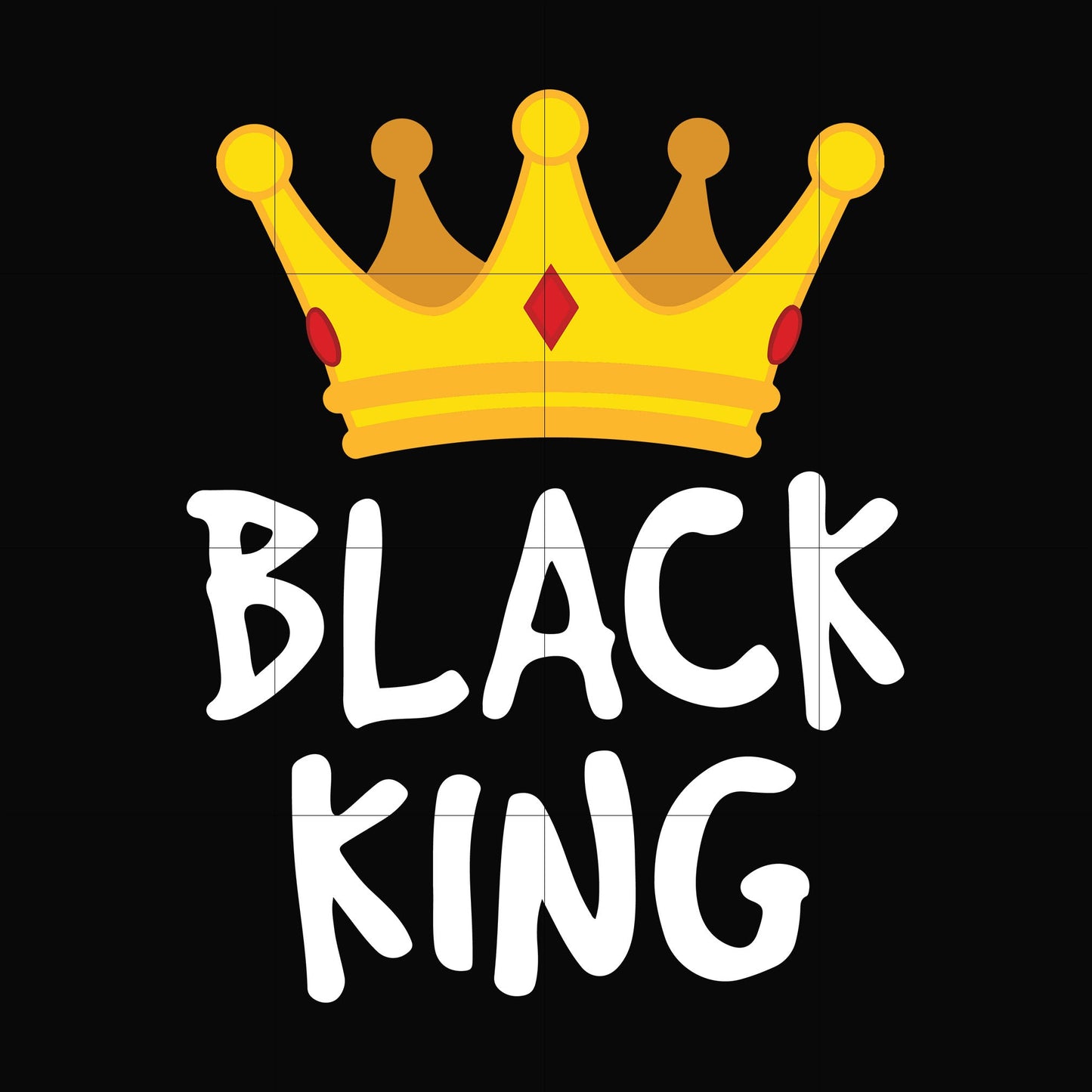 Black king svg, png, dxf, eps digital file TD116