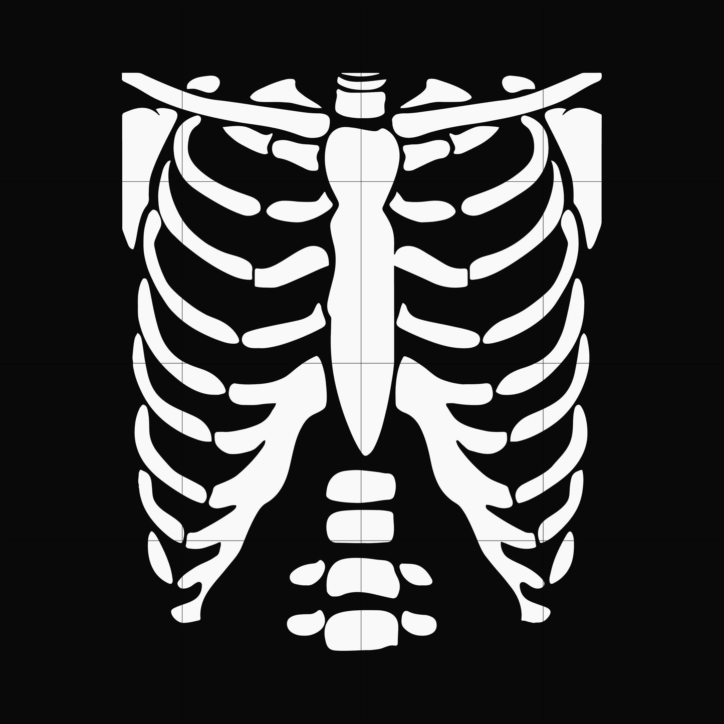 Glow in the dark skeleton svg, halloween svg, png, dxf, eps digital file HLW2207201