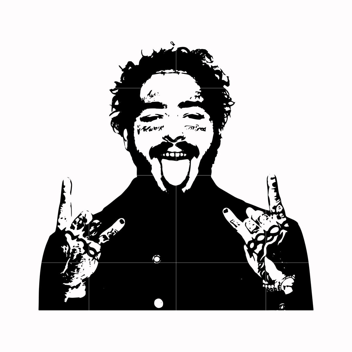Post Malone svg, png, dxf, eps, digital file TD129