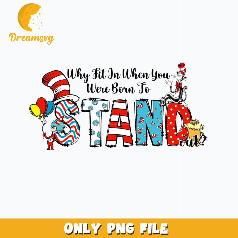 Dr Seuss stand out png