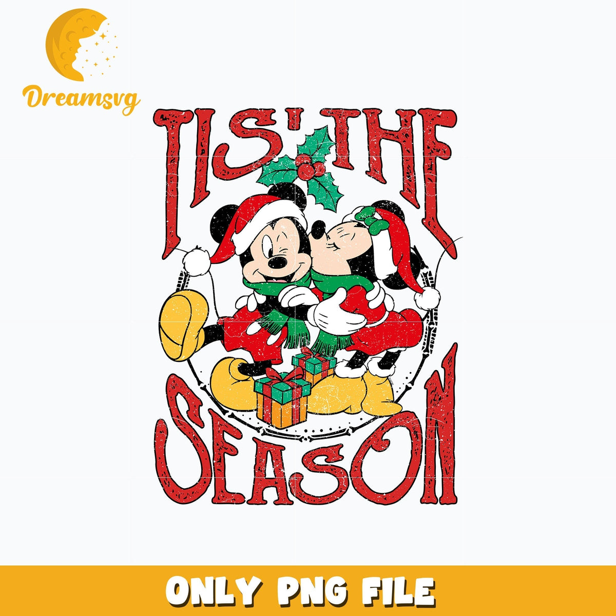 Mickey tis the season chrismas png