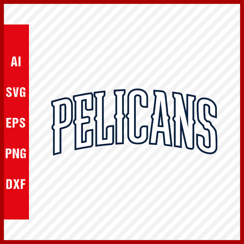 NBA New Orleans Pelicans Logo Svg Cut Files Basketball Clipart