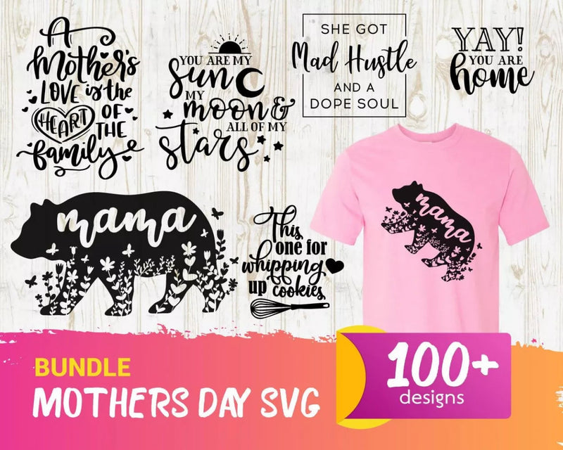 Mother's Day Svg Files for Cricut and Silhouette, Clipart & Cut Files