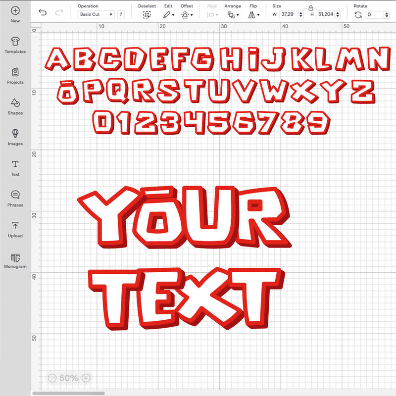 Roblox Font SVG, Roblox Layered Font, Roblox Letters SVG, Roblox Alphabet SVG