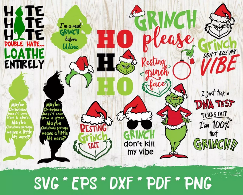 Grinch Png, Christmas Svg, Grinch Face Svg, The Grinch Svg, Grinch Christmas Png, Merry Grinchmas Svg