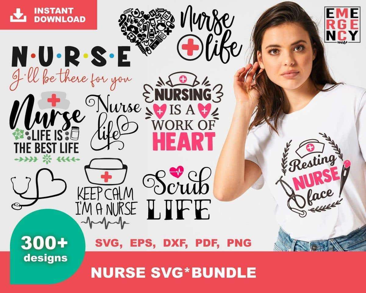 Nurse Hat SVG, Nurse Cap Clip Art, Instant Digital Download Svg/png/dxf/eps  Files, for Cricut, Silhouette Cut Files. 