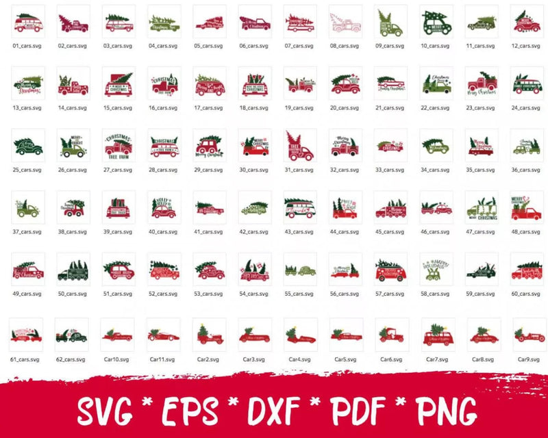 Christmas Svg Files for Cricut and Silhouette - Clipart & Cut Files