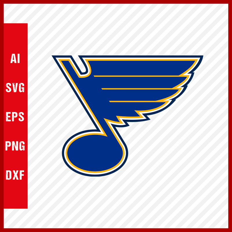 St. Louis Blues Logo Svg NHL National Hockey League Team Svg Clipart