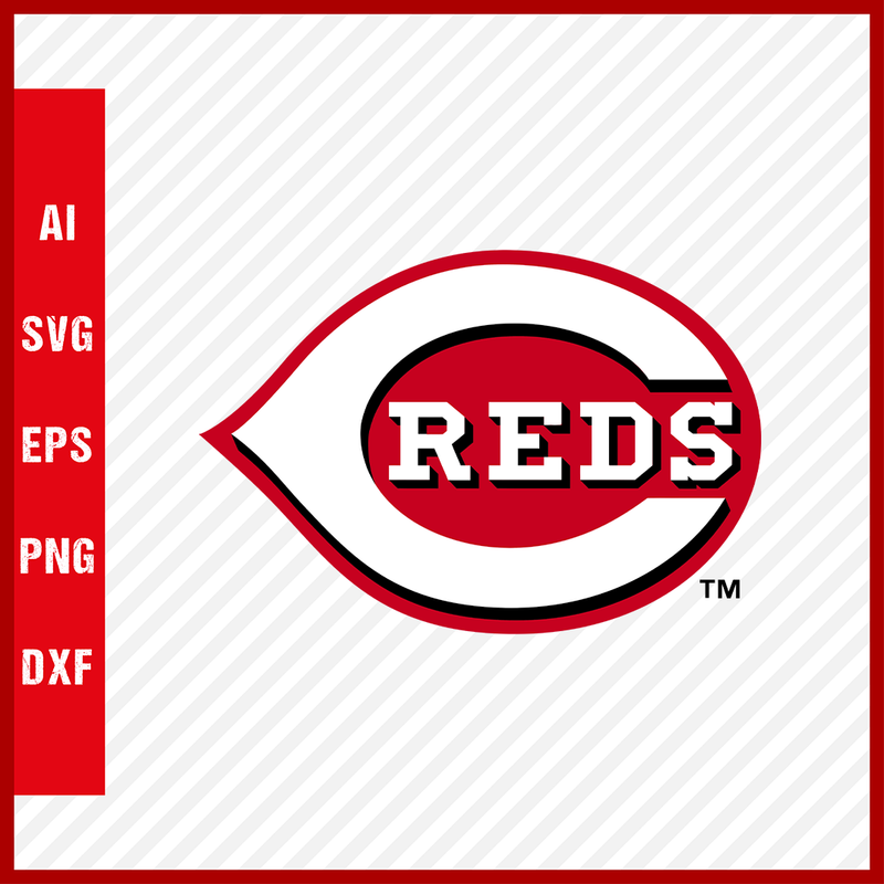 Cincinnati Reds Mlb Svg Cut Files Baseball Clipart