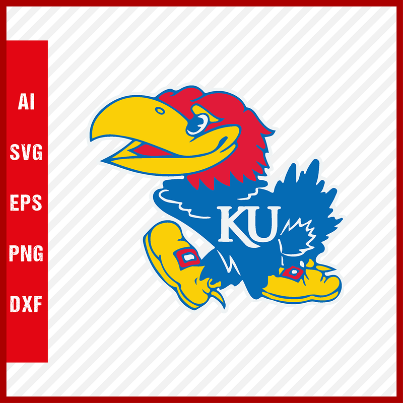 Kansas Jayhawks Logo svg NCAA National Collegiate Athletic Association Team Clipart