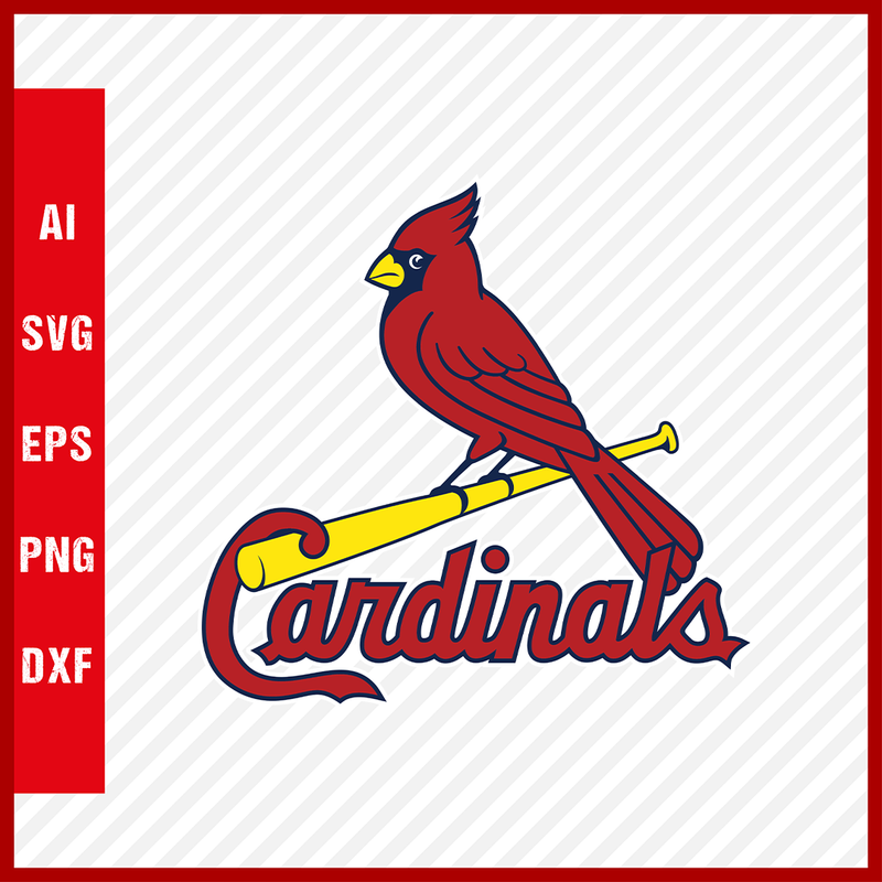 St. Louis Cardinals Logo MLB Svg Cut Files Baseball Clipart