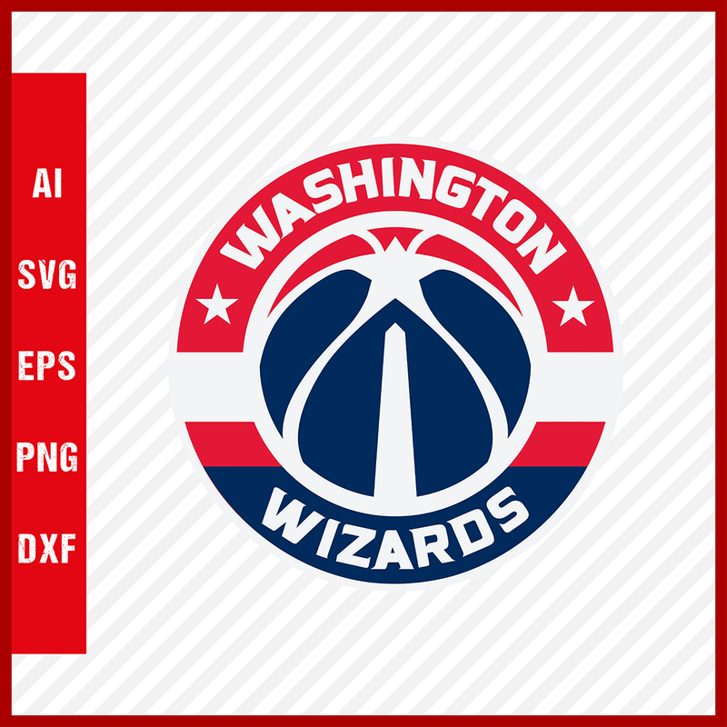 NBA Washington Wizards Logo Svg Cut Files Basketball Clipart