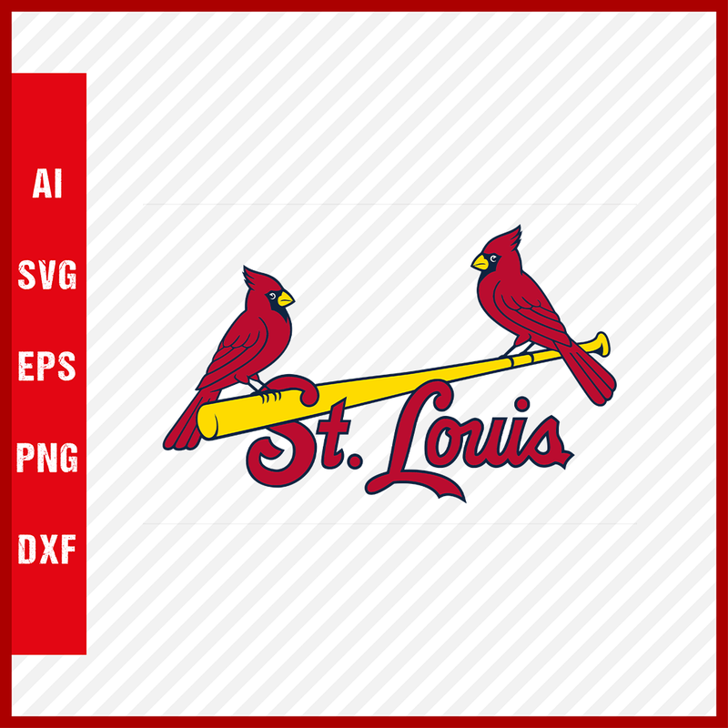 St. Louis Cardinals Logo MLB Svg Cut Files Baseball Clipart